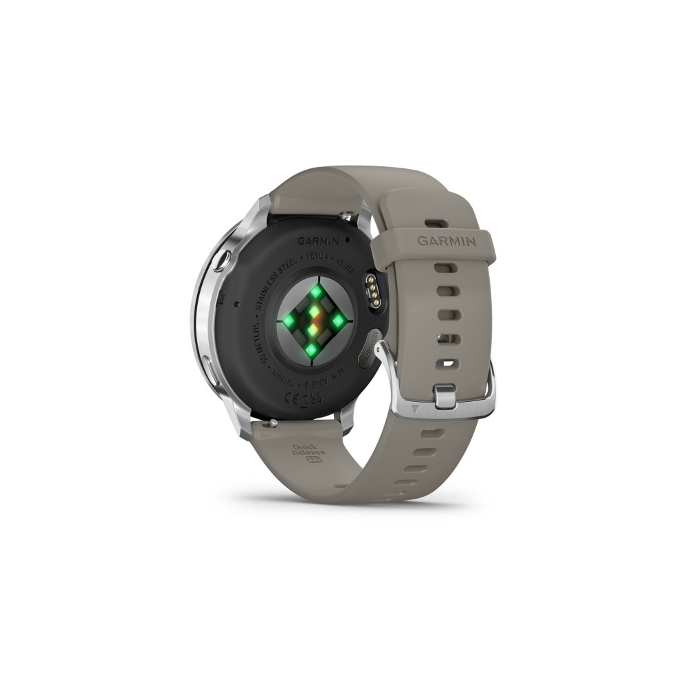 Produktbild för Garmin Venu 4 - silver - smart klocka med band - silvergrå - 8 GB