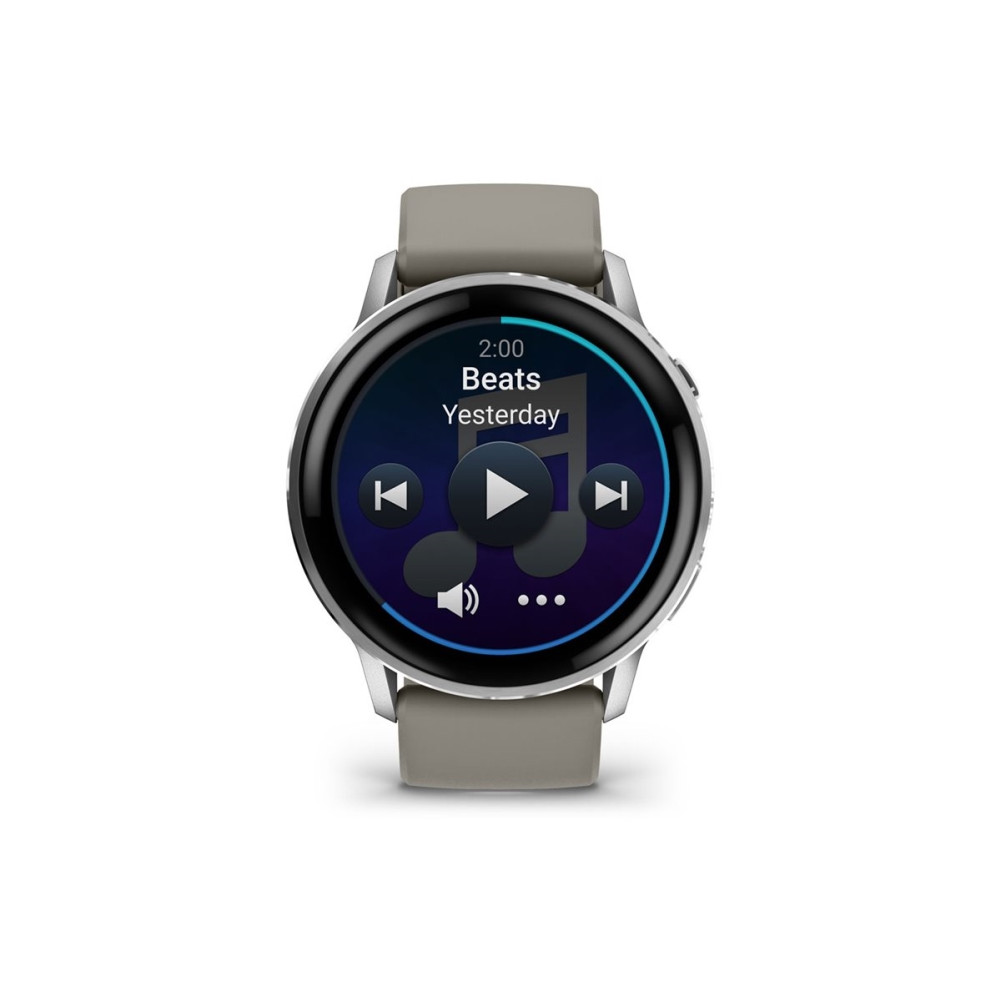 Produktbild för Garmin Venu 4 - silver - smart klocka med band - silvergrå - 8 GB