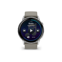 Produktbild för Garmin Venu 4 - silver - smart klocka med band - silvergrå - 8 GB
