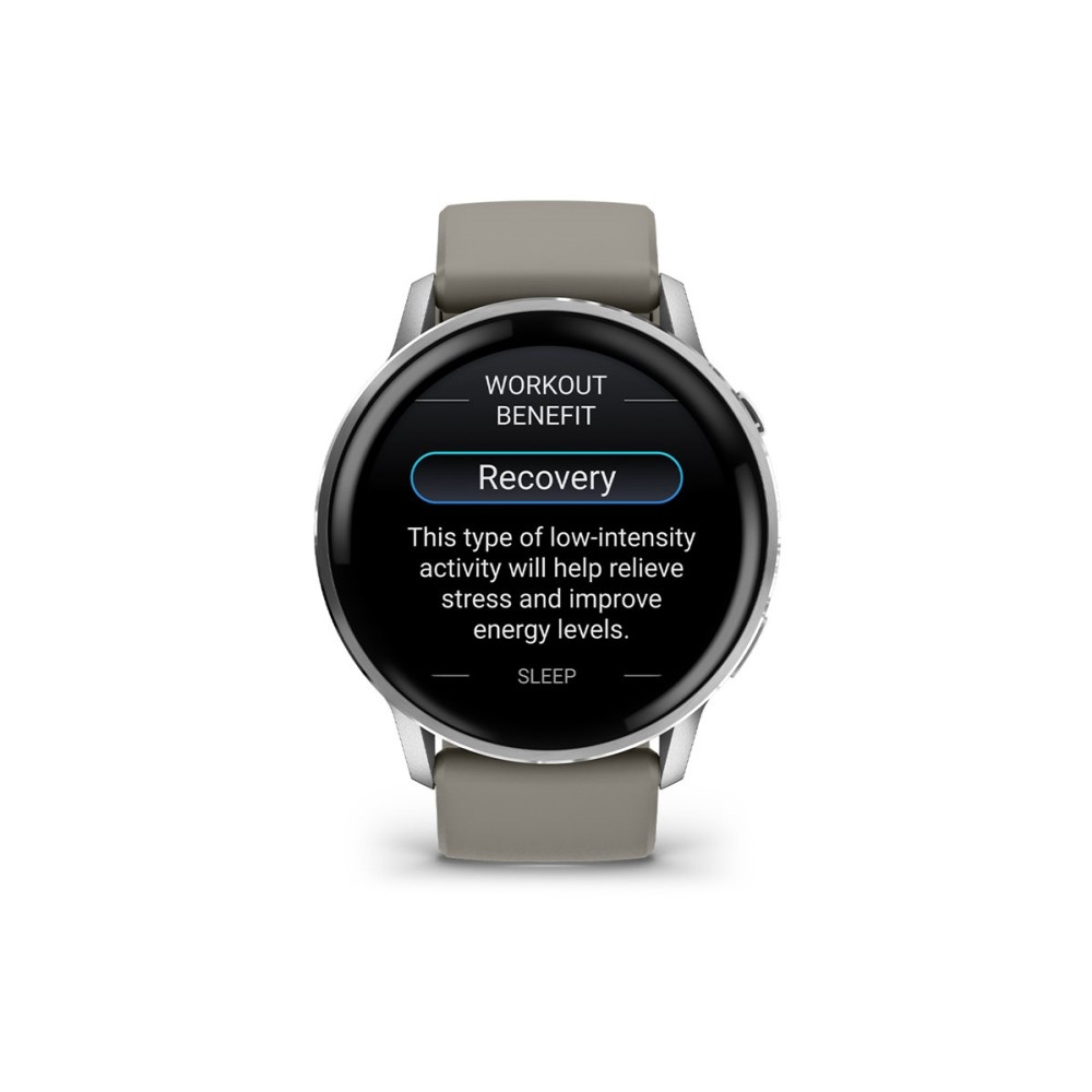 Produktbild för Garmin Venu 4 - silver - smart klocka med band - silvergrå - 8 GB