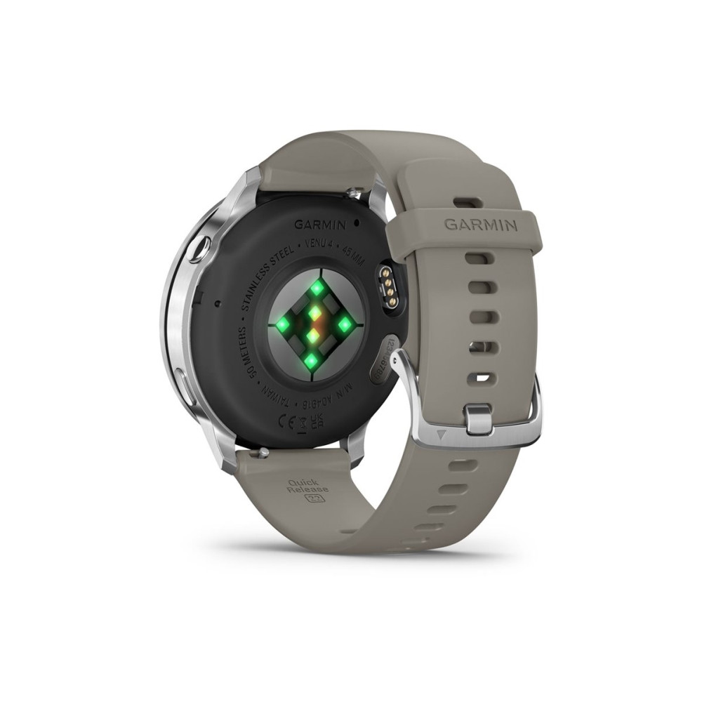 Produktbild för Garmin Venu 4 - silver - smart klocka med band - silvergrå - 8 GB