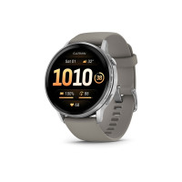 Produktbild för Garmin Venu 4 - silver - smart klocka med band - silvergrå - 8 GB