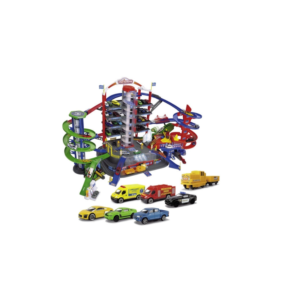 Produktbild för Majorette - Super City-garage - byggsats