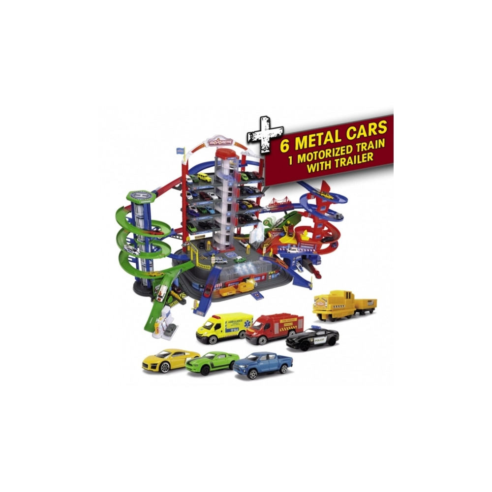 Produktbild för Majorette - Super City-garage - byggsats