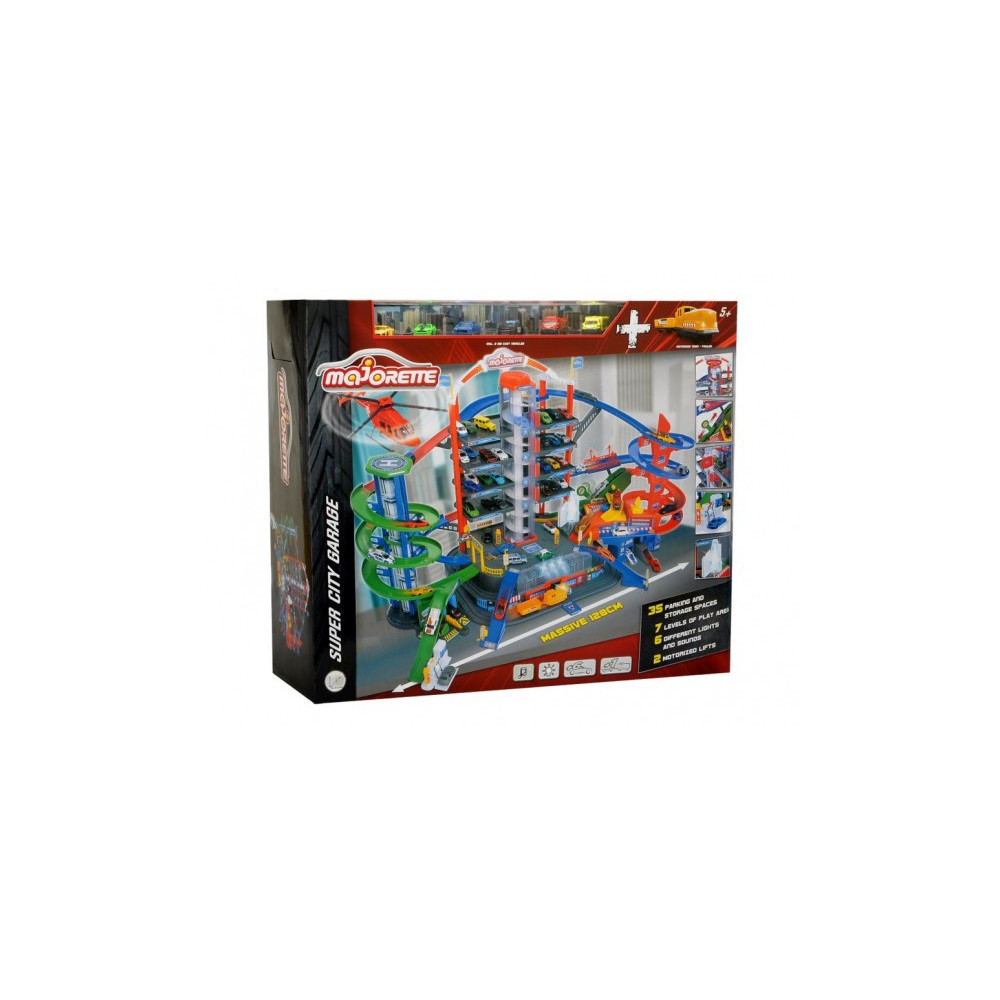 Produktbild för Majorette - Super City-garage - byggsats