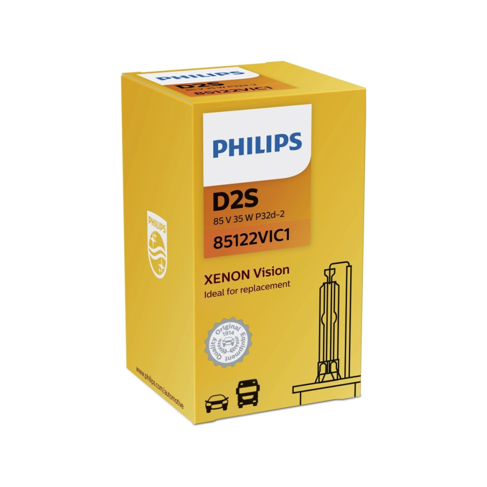 Produktbild för Philips Vision Xenon 85122VIC1 Xenonlampa till bilstrålkasta...