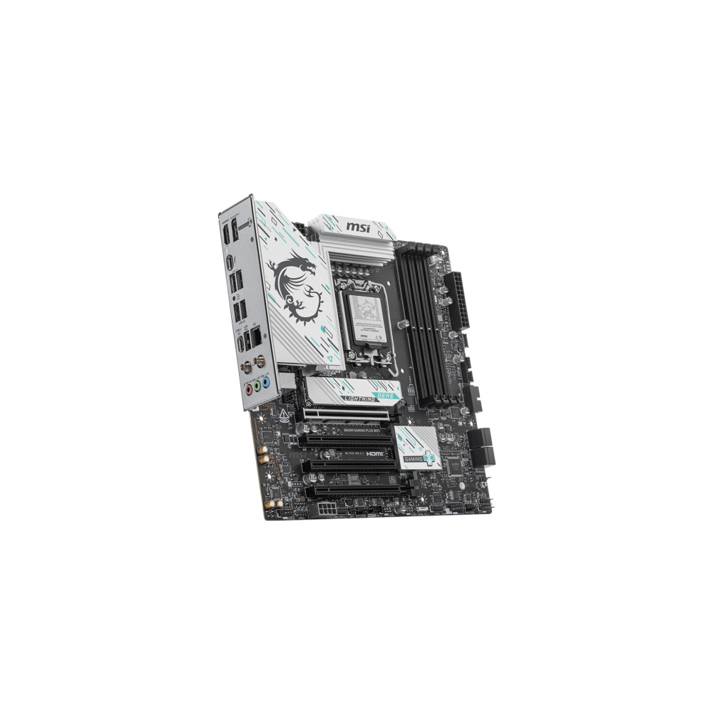 Produktbild för MSI B860M GAMING PLUS WIFI - moderkort - micro AT - LGA1851-uttag - B860