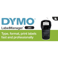Produktbild för Etikettskrivare, Dymo LabelManager 280, 180 dpi, stor displa...