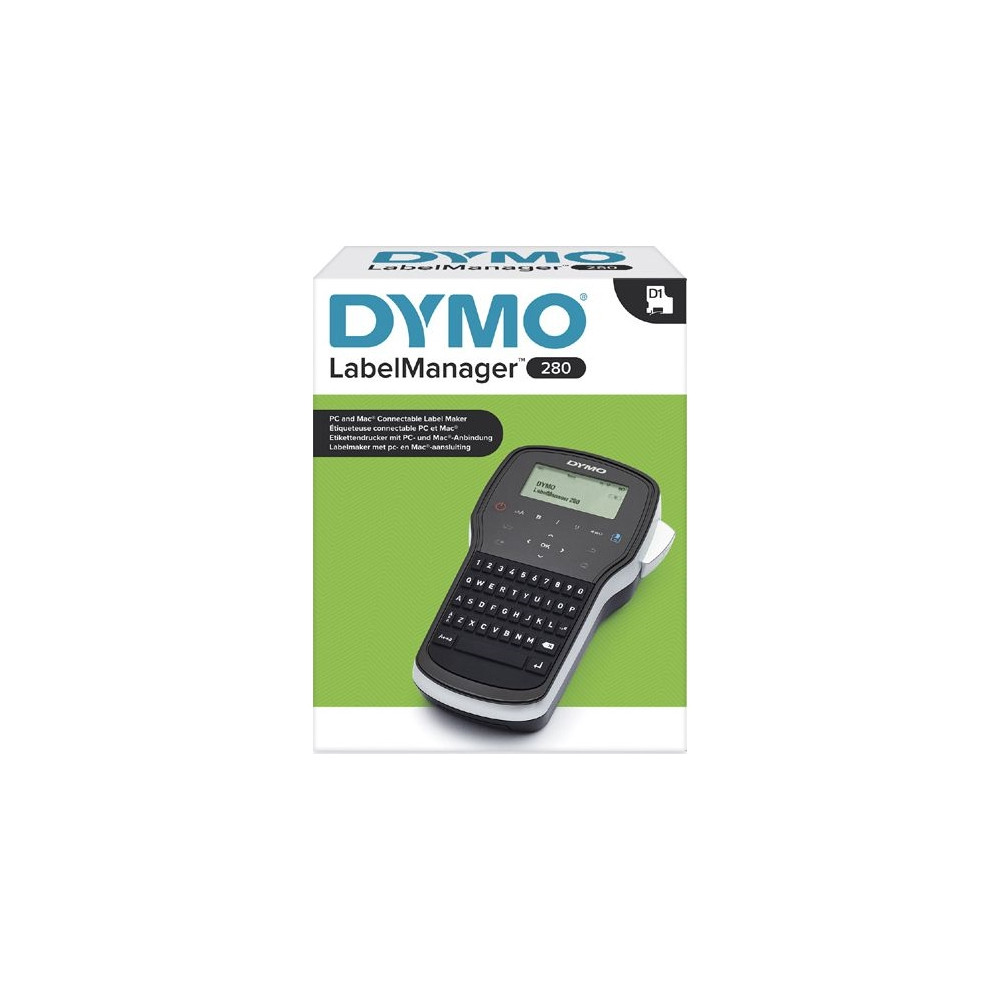 Produktbild för Etikettskrivare, Dymo LabelManager 280, 180 dpi, stor displa...