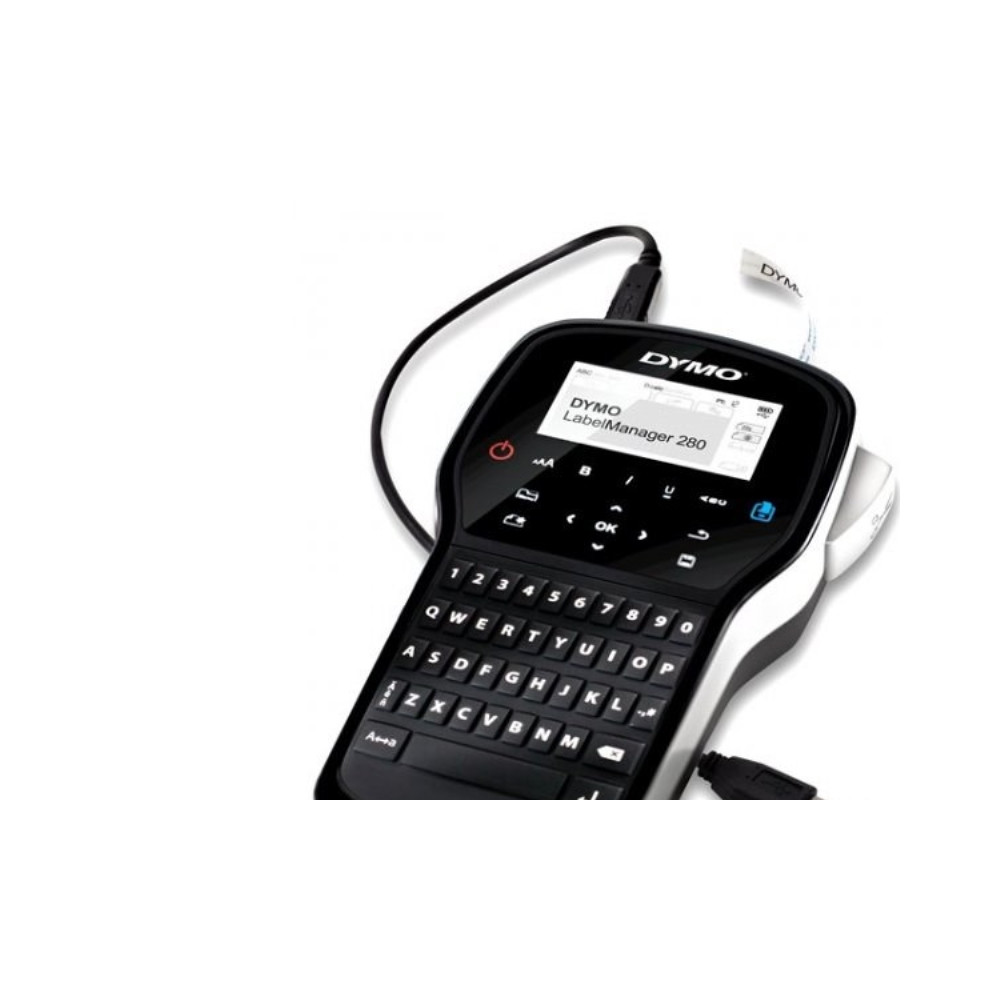 Produktbild för Etikettskrivare, Dymo LabelManager 280, 180 dpi, stor displa...