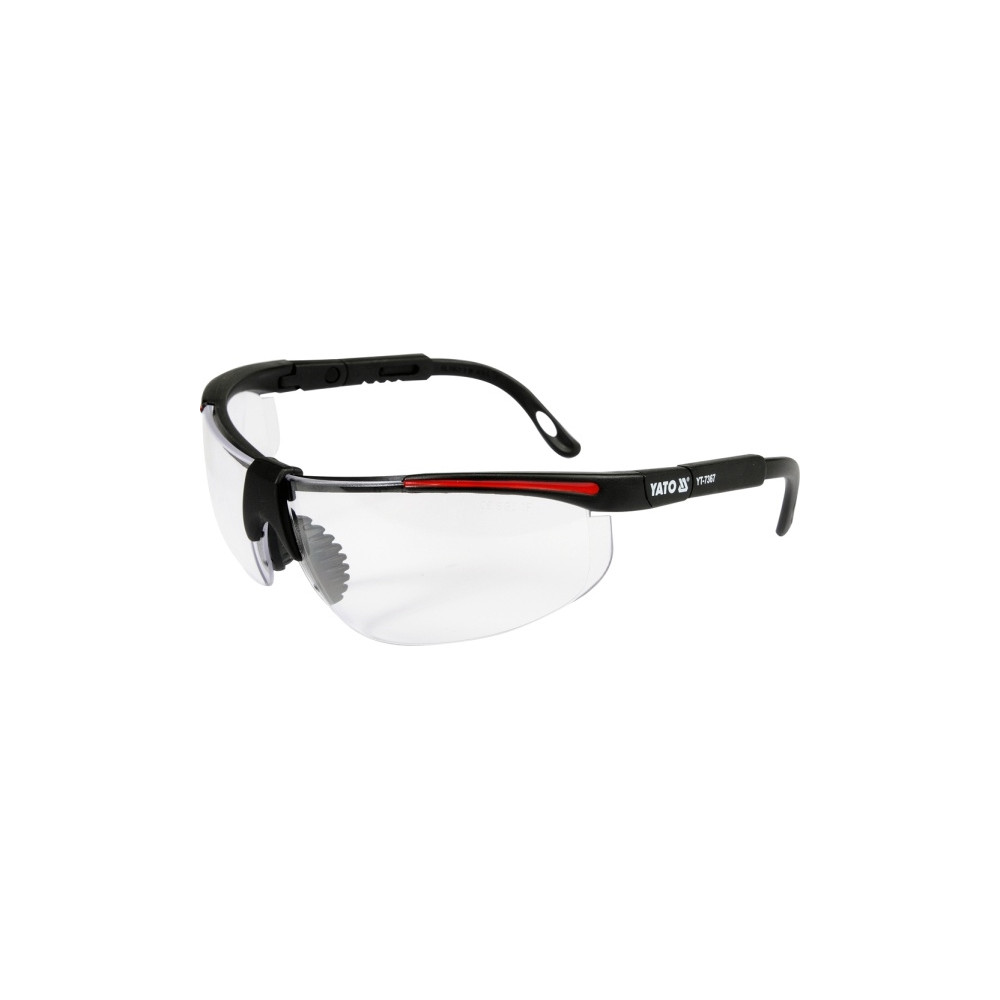 Produktbild för Yato YT-7367, Skyddsglasögon, Alla, Svart, Transparent, Nylo...