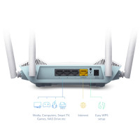 Produktbild för D-Link E15 - räckviddsökare för wifi - Wi-Fi 6