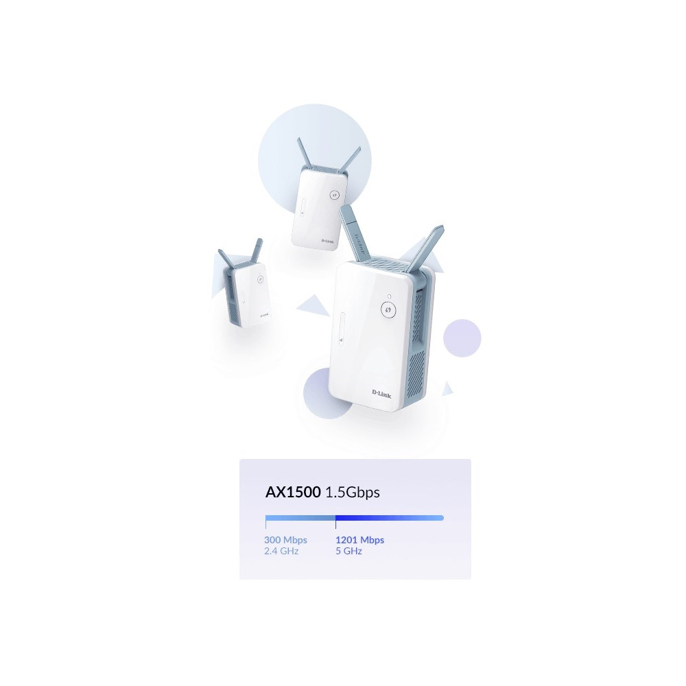 Produktbild för D-Link E15 - räckviddsökare för wifi - Wi-Fi 6