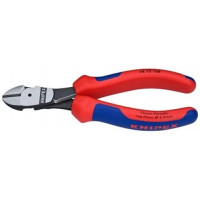 Produktbild för Knipex 74 12 160, Avbitartång, Kromvanadinstål, Plast, Blå,...