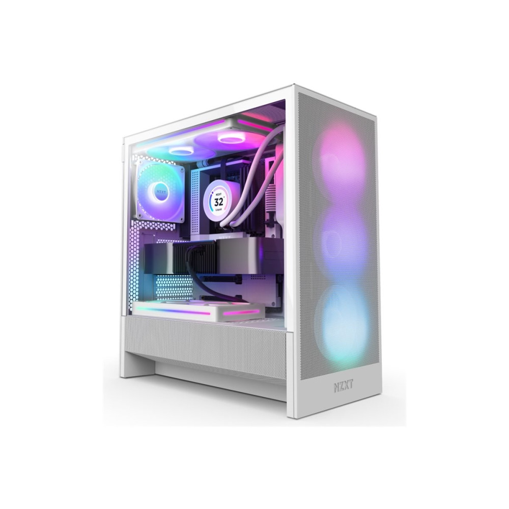 Produktbild för NZXT H series H5 Flow RGB - mid tower - utökad ATX