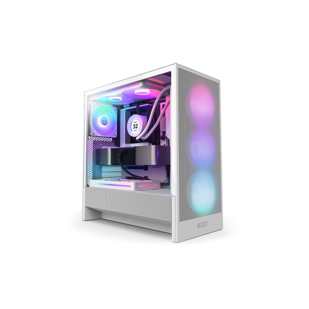 Produktbild för NZXT H series H5 Flow RGB - mid tower - utökad ATX