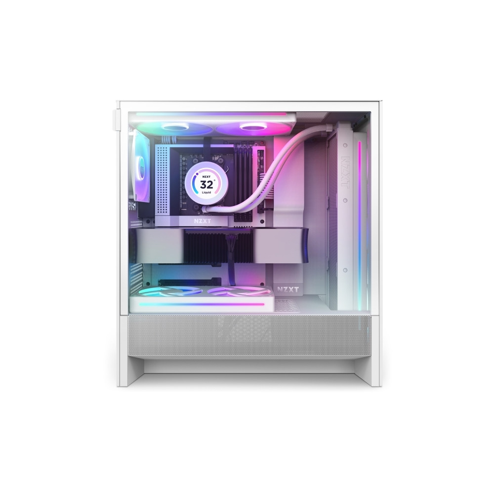Produktbild för NZXT H series H5 Flow RGB - mid tower - utökad ATX