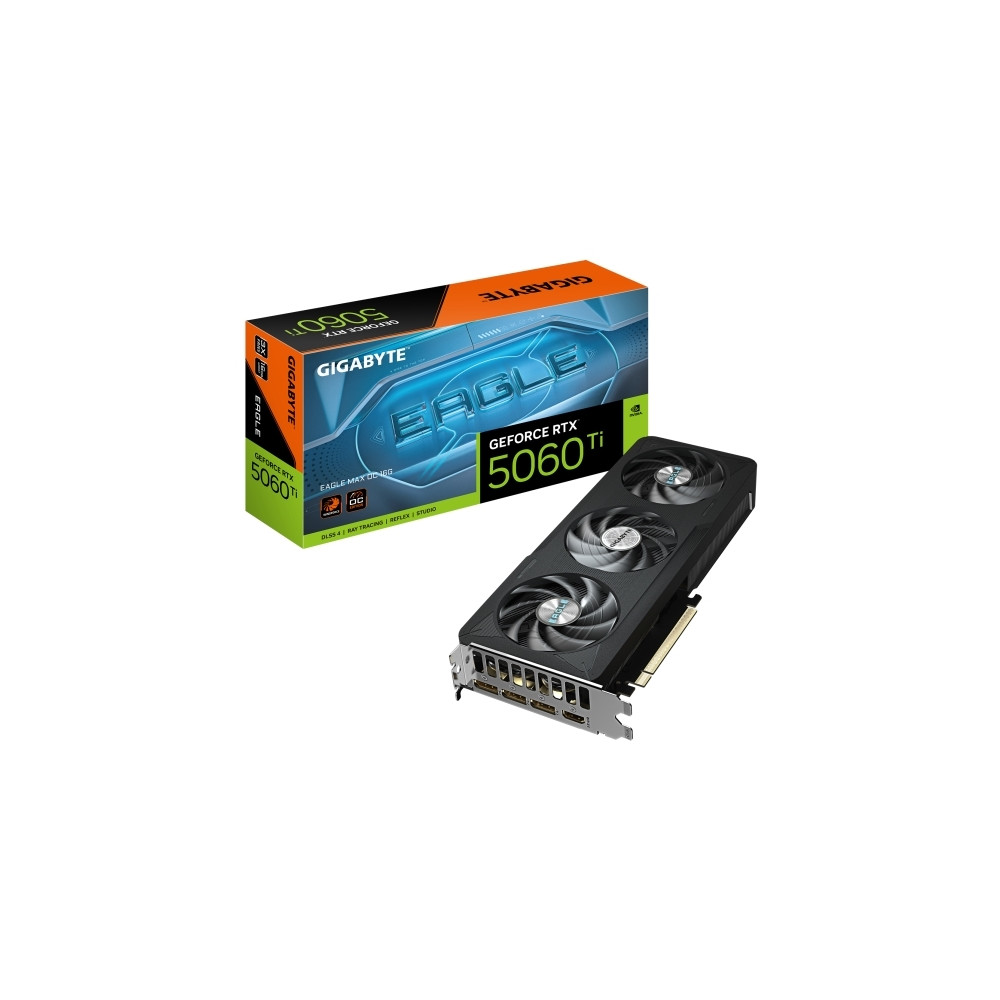 Produktbild för Gigabyte EAGLE MAX - OC Edition - grafikkort - GeForce RTX 5060 Ti - 16 GB