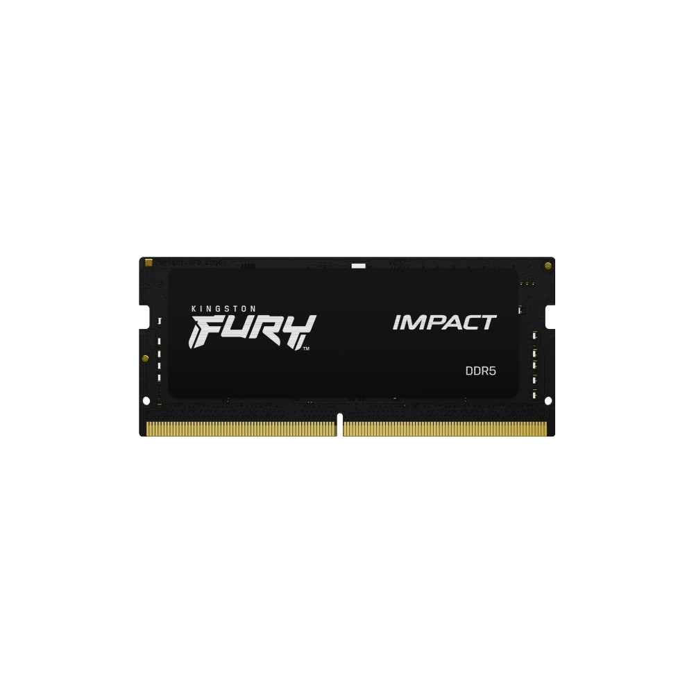Produktbild för Kingston FURY Impact - DDR5 - modul - 8 GB - SO DIMM 262-pin - 4800 MHz / PC5-38400 - ej buffrad