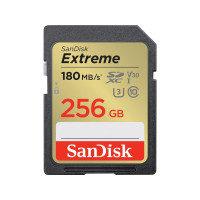 Produktbild för SanDisk Extreme - flash-minneskort - 256 GB - SDHC UHS-I