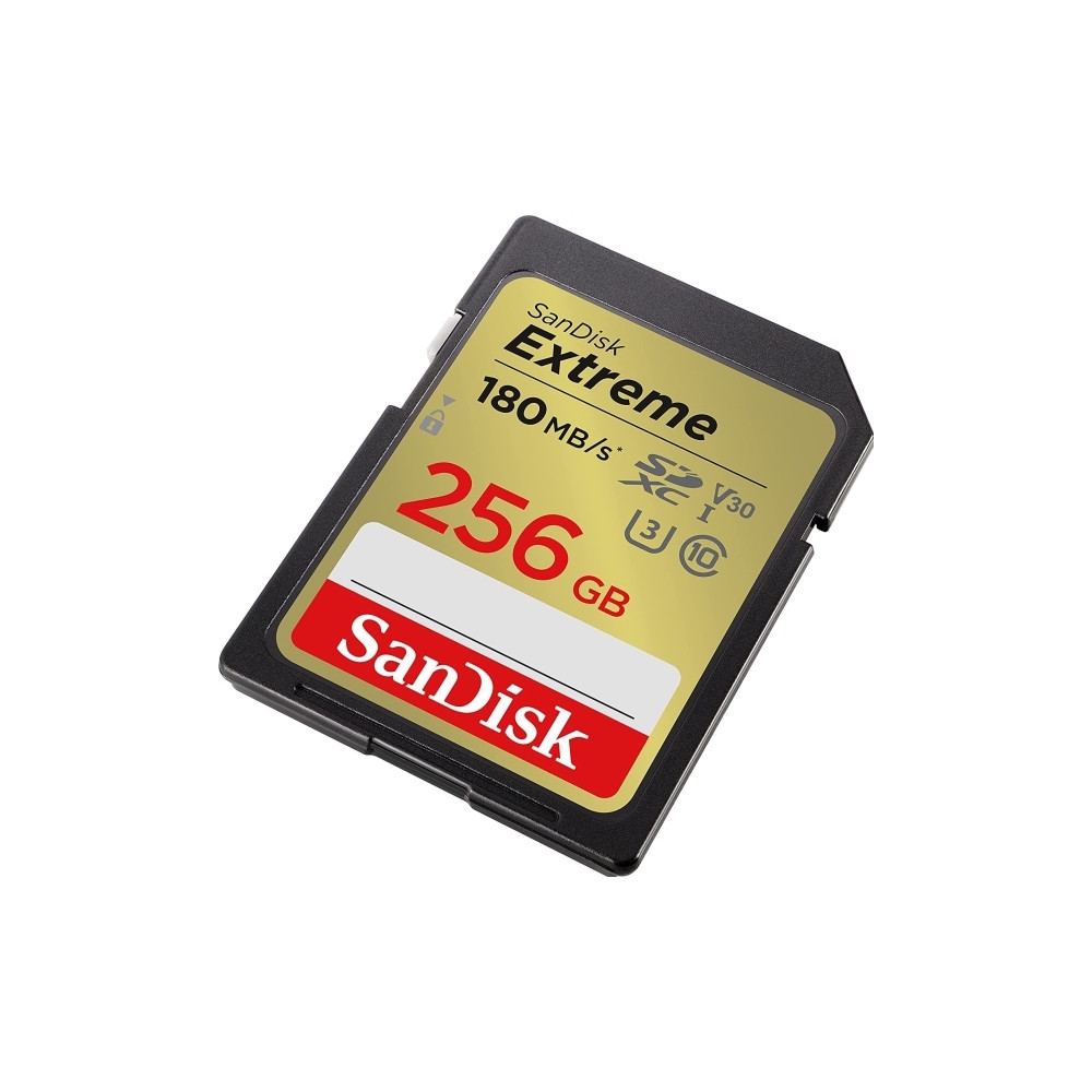Produktbild för SanDisk Extreme - flash-minneskort - 256 GB - SDHC UHS-I