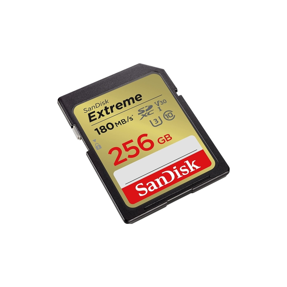 Produktbild för SanDisk Extreme - flash-minneskort - 256 GB - SDHC UHS-I