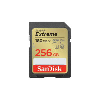 Produktbild för SanDisk Extreme - flash-minneskort - 256 GB - SDHC UHS-I
