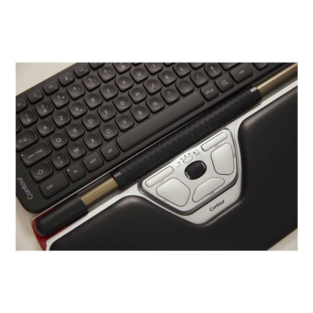 Produktbild för Contour RollerMouse - sats med tangentbord och mus - mellanstorlek - QWERTY - hela norden Inmatningsenhet