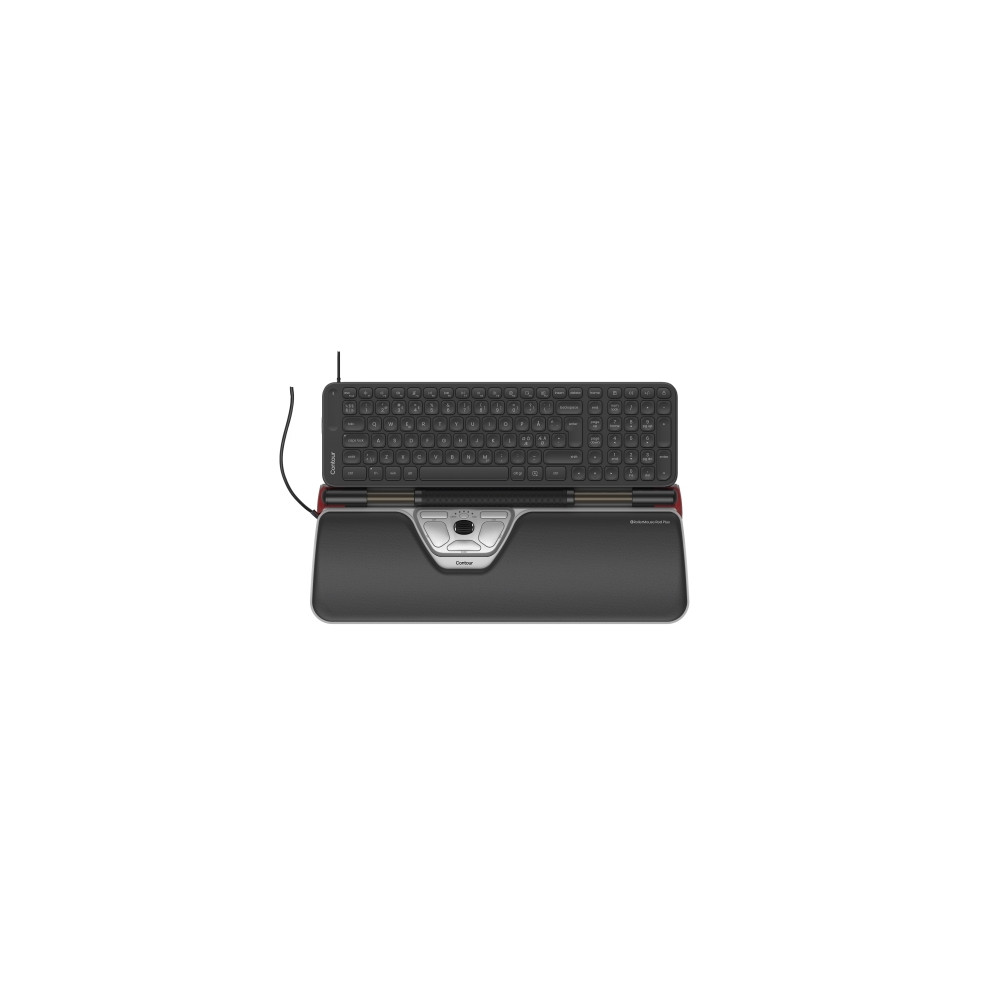 Produktbild för Contour RollerMouse - sats med tangentbord och mus - mellanstorlek - QWERTY - hela norden Inmatningsenhet