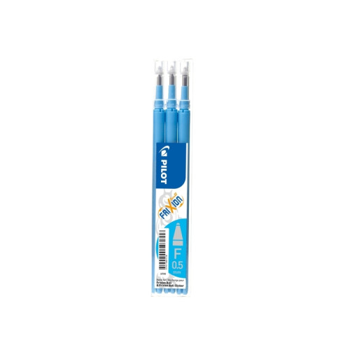 Pilot Pen Refill, Pilot FriXion Clicker '05,' 0,5 mm, ljusblå, förpack...