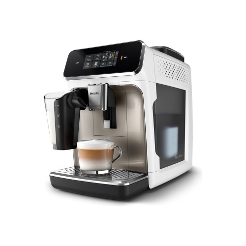 Philips Philips Series 2300 EP2333 - automatisk kaffekokare med cappuccinatore - 15 bar - vit/krom