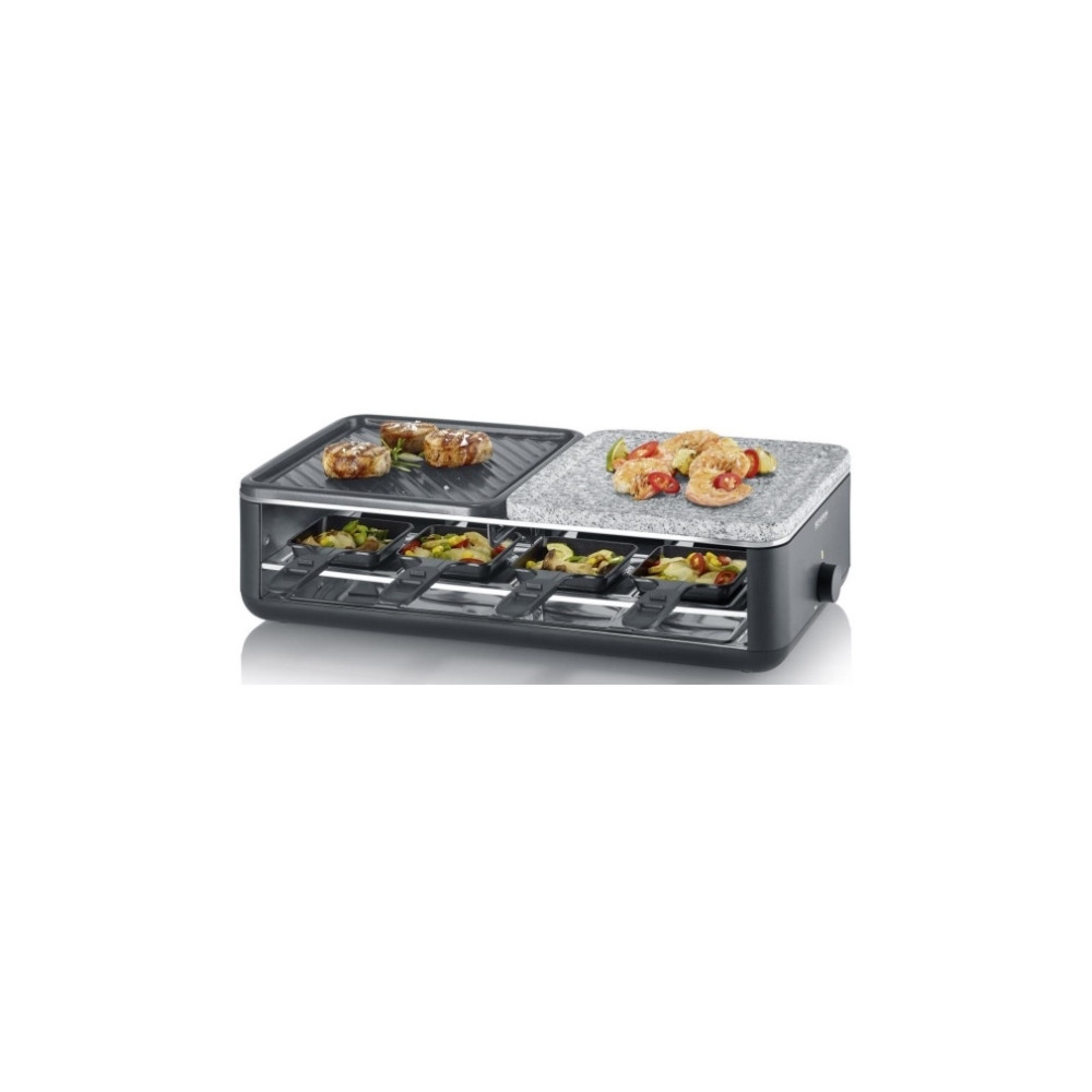 Produktbild för Severin RG 2366, 8 personer, Sten, Svart, 480 x 240 mm, Rota...