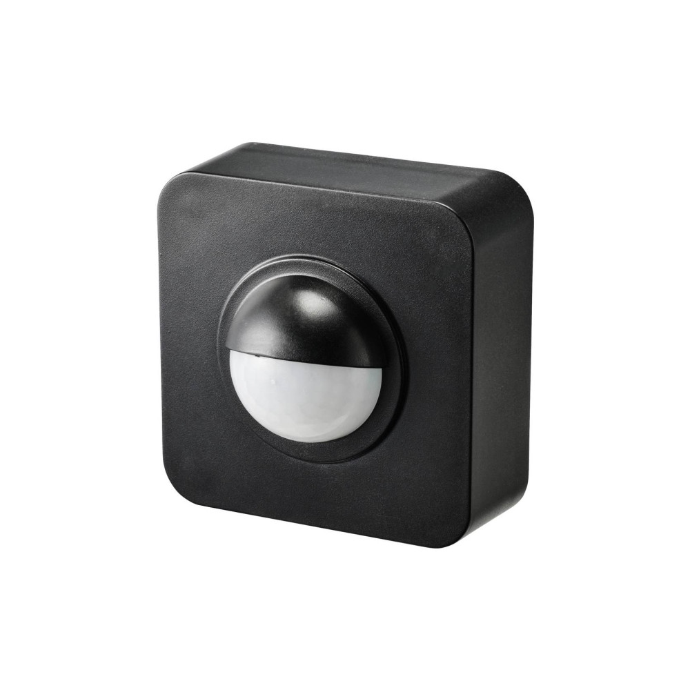 Produktbild för Sygonix SY-5046552 rörelsesensor väggmonterad 120° svart IP6...