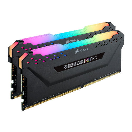 Corsair Microsystems CORSAIR Vengeance RGB PRO - DDR4 - sats - 32 GB: 2 x 16 GB - DIMM 288-pin - 3200 MHz / PC4-25600 - ej buffrad