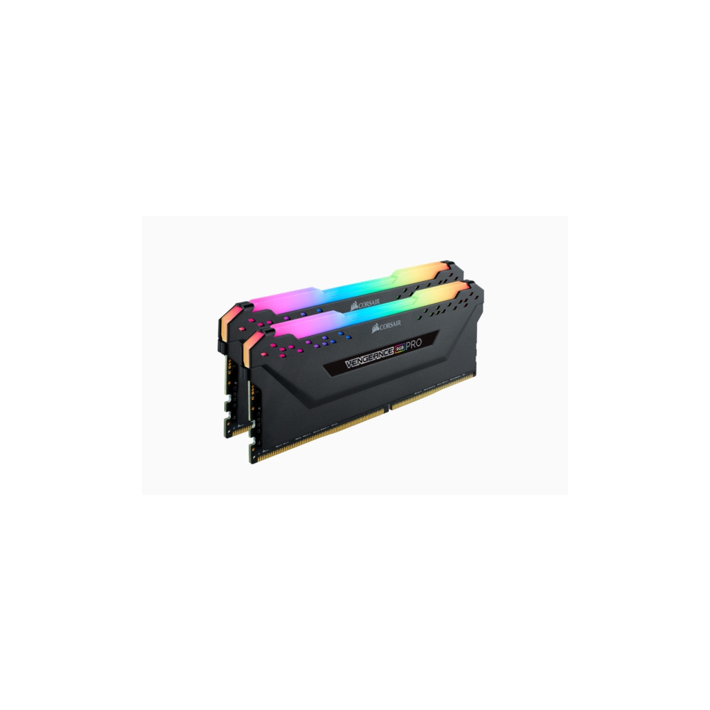 Produktbild för CORSAIR Vengeance RGB PRO - DDR4 - sats - 32 GB: 2 x 16 GB - DIMM 288-pin - 3200 MHz / PC4-25600 - ej buffrad