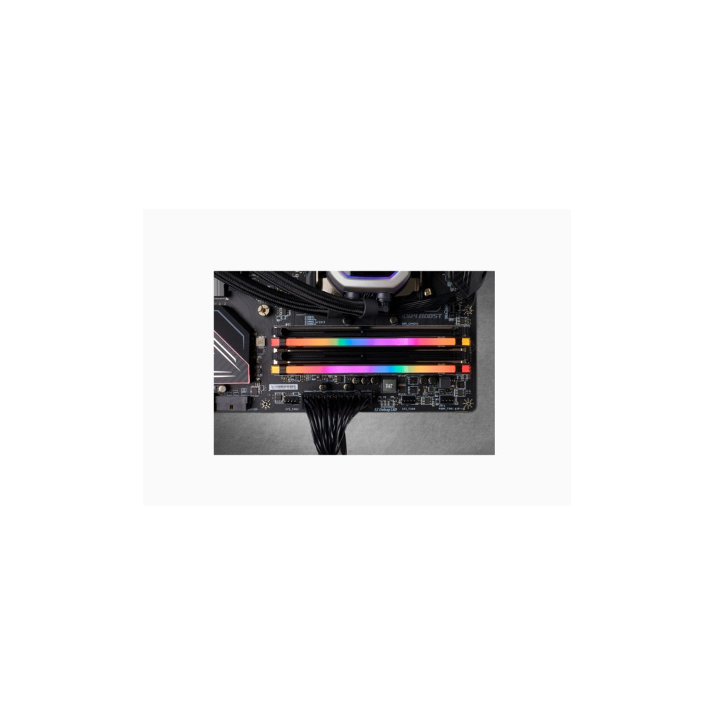 Produktbild för CORSAIR Vengeance RGB PRO - DDR4 - sats - 32 GB: 2 x 16 GB - DIMM 288-pin - 3200 MHz / PC4-25600 - ej buffrad