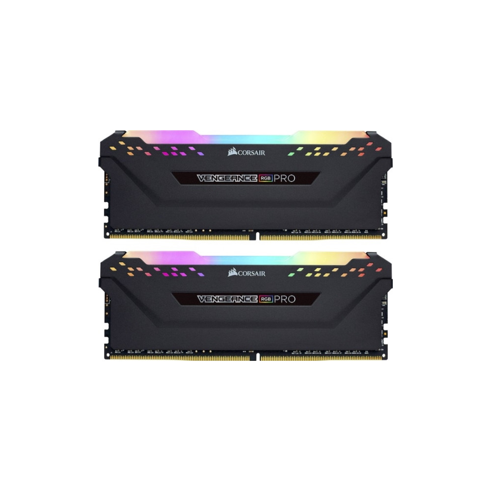 Produktbild för CORSAIR Vengeance RGB PRO - DDR4 - sats - 32 GB: 2 x 16 GB - DIMM 288-pin - 3200 MHz / PC4-25600 - ej buffrad