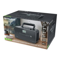 Produktbild för Muse M-28 DG - boombox - CD, USB-radio