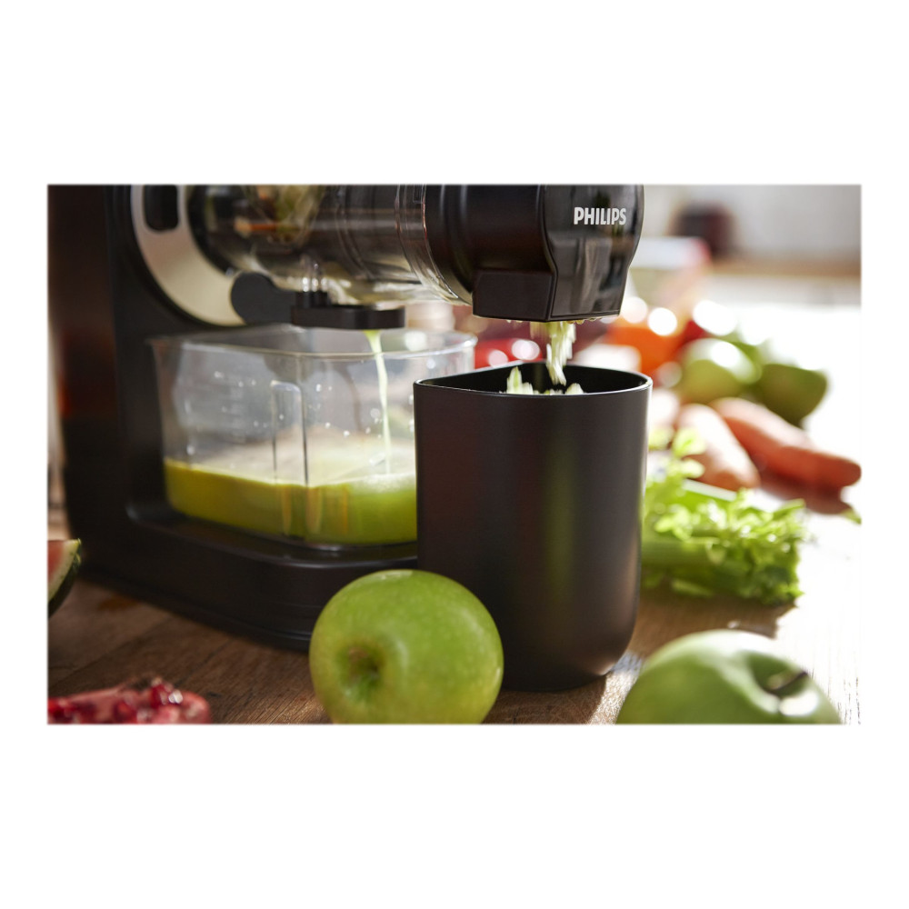 Produktbild för Philips Viva Collection HR1889 - råsaftcentrifug - svart/silver