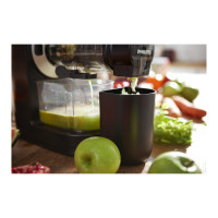 Produktbild för Philips Viva Collection HR1889 - råsaftcentrifug - svart/silver