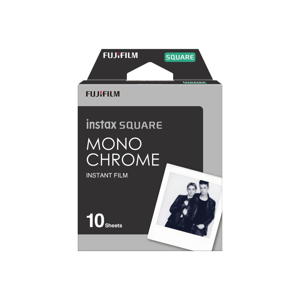 Produktbild för Fujifilm Instax Square MONOCHROME S/V film för snabbframkallning - 10