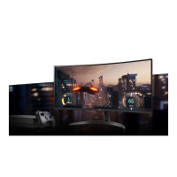 Produktbild för LG UltraWide 34WR50QK-B - LED-skärm - böjd - 34" - HDR