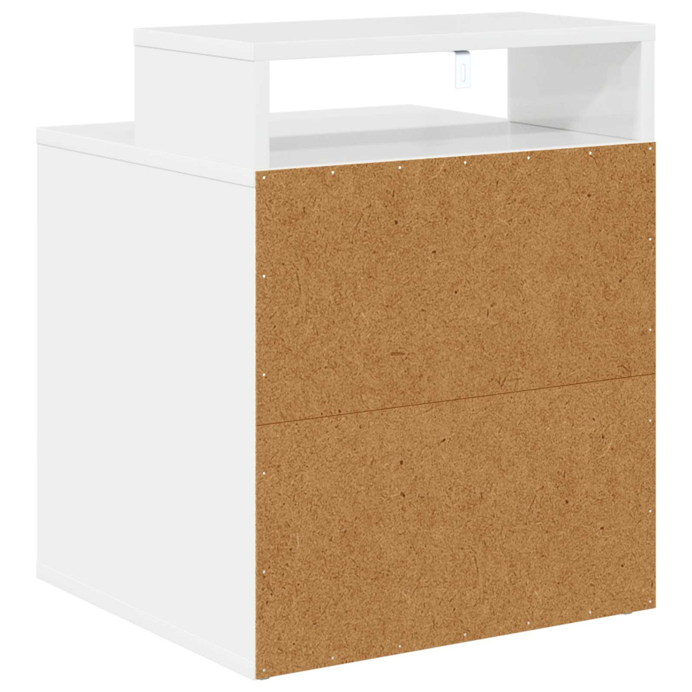 Produktbild för Katt hus Glansig Vit 42,5 x 40 x 53,5 cm Konstruerat trä