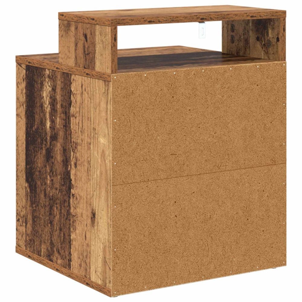 Produktbild för Katt hus Gammalt trä 42,5 x 40 x 53,5 cm Konstruerat trä