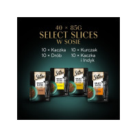 Produktbild för SHEBA Selection Select Slices Fjäderfäsmak