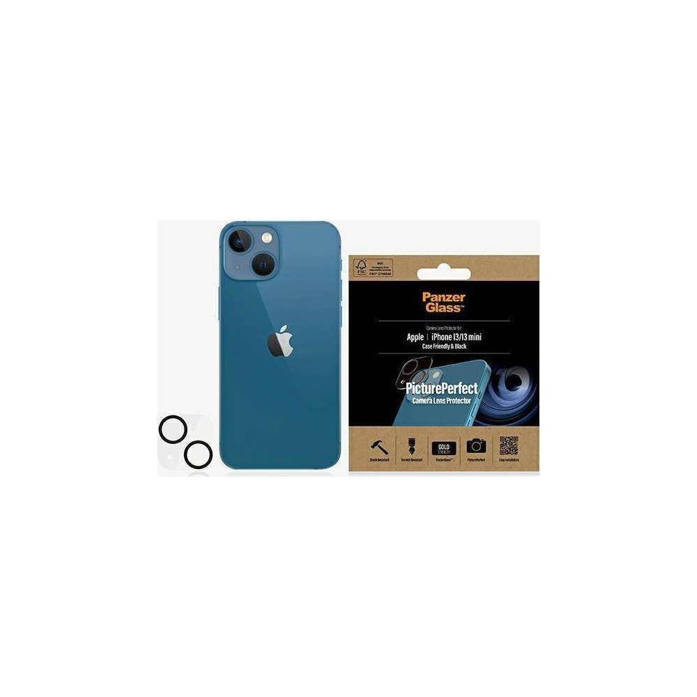 Produktbild för PanzerGlass PicturePerfect - linsskydd för mobiltelefon - lämplig för fodral