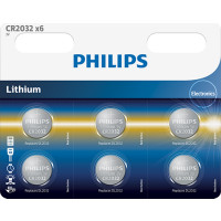 Produktbild för Philips Minicells CR2032P6 batteri - 6 x CR2032 - Li