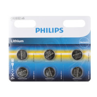 Produktbild för Philips Minicells CR2032P6 batteri - 6 x CR2032 - Li