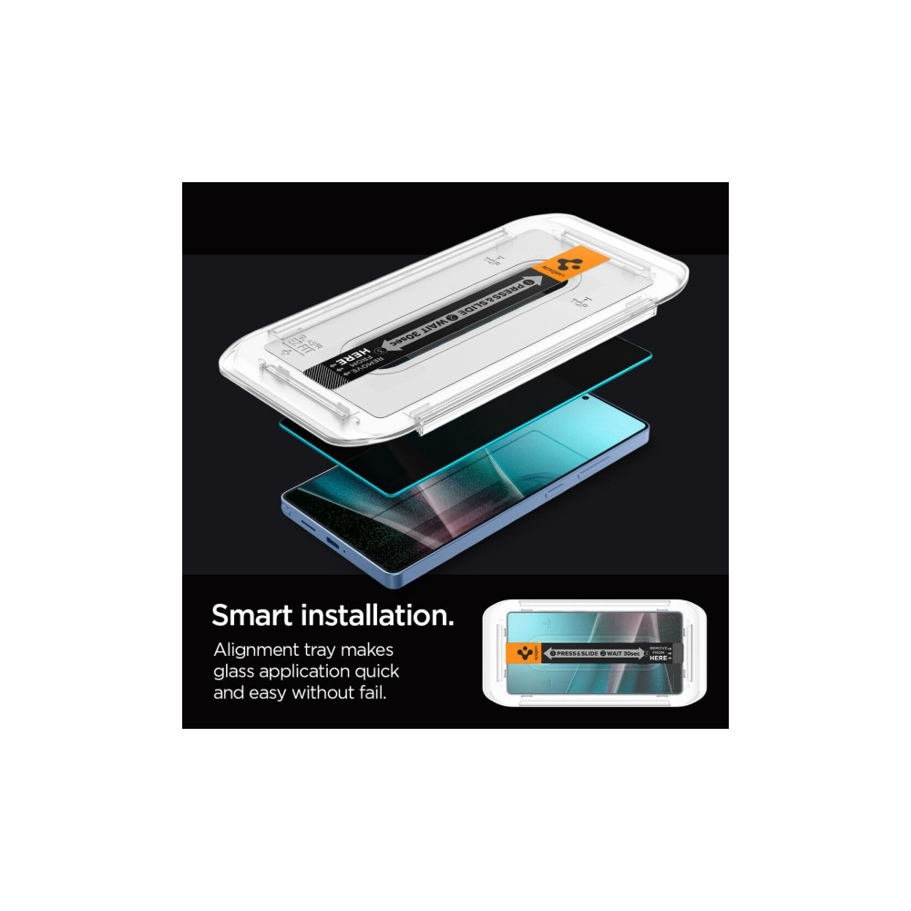 Produktbild för Dėklas Spigen Glas.TR EZ FIT HD Privacy Glass för Samsung Ga...