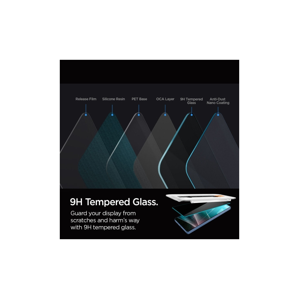Produktbild för Dėklas Spigen Glas.TR EZ FIT HD Privacy Glass för Samsung Ga...